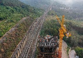 CHINA-CHONGQING-HIGH-SPEED RAILWAY-CONSTRUCTION (CN)