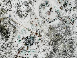 CHINA-HEILONGJIANG-HARBIN-ICE-SNOW WORLD-CONSTRUCTION (CN)