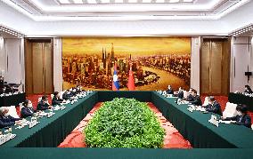 CHINA-BEIJING-LI ZHANSHU-LAOS-THONGLOUN-MEETING (CN)