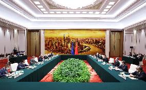 CHINA-BEIJING-LI ZHANSHU-EUROPEAN COUNCIL PRESIDENT-MEETING (CN)