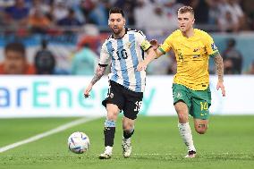 (SP)QATAR-AL RAYYAN-2022 WORLD CUP-ROUND OF 16-ARG VS AUS