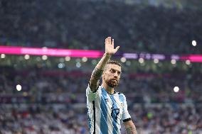 (SP)QATAR-AL RAYYAN-2022 WORLD CUP-ROUND OF 16-ARG VS AUS