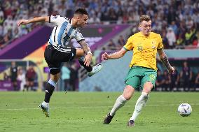 (SP)QATAR-AL RAYYAN-2022 WORLD CUP-ROUND OF 16-ARG VS AUS