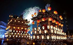 Chichibu Night Festival in eastern Japan