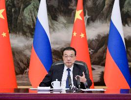 CHINA-BEIJING-LI KEQIANG-HAN ZHENG-RUSSIA-PM-27TH REGULAR MEETING (CN)