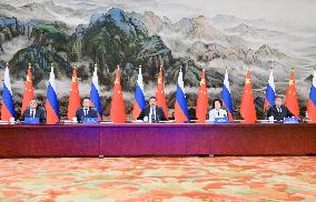 CHINA-BEIJING-LI KEQIANG-HAN ZHENG-RUSSIA-PM-27TH REGULAR MEETING (CN)