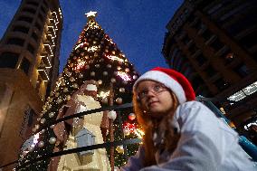 LEBANON-BEIRUT-CHRISTMAS TREE-LIGHTING