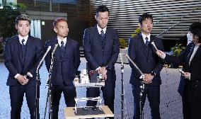 Samurai Blue members meet PM Kishida