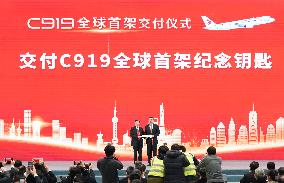 CHINA-SHANGHAI-1ST C919 JET-DELIVERY (CN)