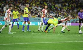 (SP)QATAR-AL RAYYAN-2022 WORLD CUP-QUARTERFINAL-CRO VS BRA