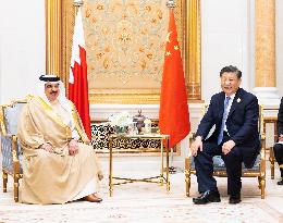 SAUDI ARABIA-RIYADH-XI JINPING-BAHRAIN-KING-MEETING