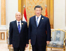 SAUDI ARABIA-RIYADH-XI JINPING-YEMEN-MEETING