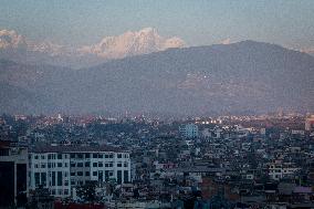 NEPAL-LALITPUR-MOUNTAIN RANGE