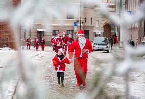 LATVIA-RIGA-CHRISTMAS-CHARITY RUN