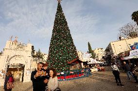 ISRAEL-NAZARETH-CHRISTMAS-PREPARATION