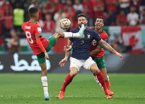 (SP)QATAR-AL KHOR-2022 WORLD CUP-SEMIFINAL-FRA VS MAR