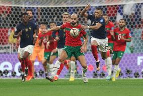 (SP)QATAR-AL KHOR-2022 WORLD CUP-SEMIFINAL-FRA VS MAR