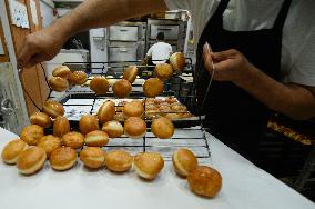 ISRAEL-KIRYAT SHMONA-HANUKKAH-DONUTS