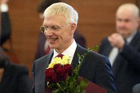 LATVIA-RIGA-NEW COALITION GOVERNMENT