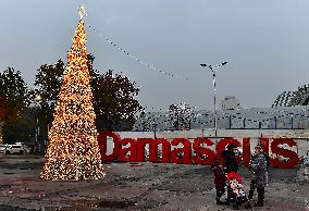 SYRIA-DAMASCUS-CHRISTMAS-MARKET