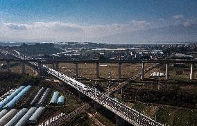 CHINA-YUNNAN-MILE-MENGZI HIGH-SPEED RAILWAY-OPERATION (CN)