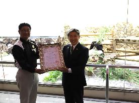 JAPAN-WAKAYAMA-GIANT PANDA-SPECIAL ENVOY-SINO-JAPAN FRIENDSHIP
