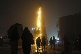 Xmas tree in Kyiv