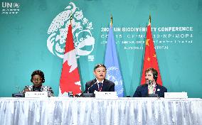 CANADA-MONTREAL-COP15-SECOND PHASE-PRESS CONFERENCE
