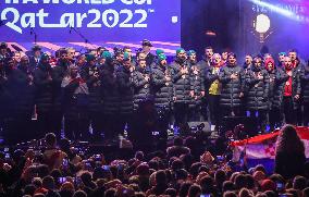 (SP)CROATIA-ZAGREB-FOOTBALL-WORLD CUP-PARADE