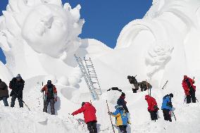 CHINA-HEILONGJIANG-HARBIN-SNOW SCULPTURE-EXPO (CN)