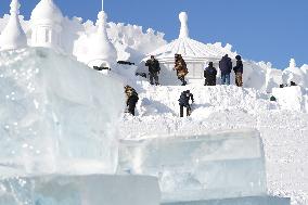 CHINA-HEILONGJIANG-HARBIN-SNOW SCULPTURE-EXPO (CN)