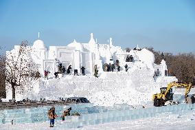 CHINA-HEILONGJIANG-HARBIN-SNOW SCULPTURE-EXPO (CN)