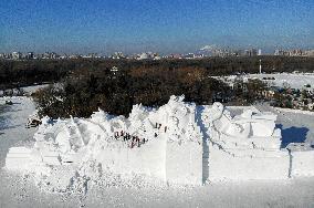 CHINA-HEILONGJIANG-HARBIN-SNOW SCULPTURE-EXPO (CN)