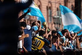 (SP)ARGENTINA-BUENOS AIRES-FOOTBALL-2022 WORLD CUP-CELEBRATION