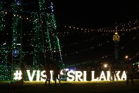 SRI LANKA-COLOMBO-DECORATION-CHRISTMAS