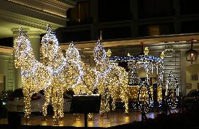 SRI LANKA-COLOMBO-DECORATION-CHRISTMAS