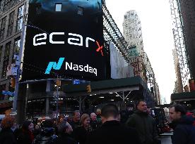 U.S.-NEW YORK-NASDAQ-ECARX-OPENING BELL-CEREMONY