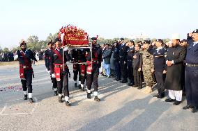 PAKISTAN-ISLAMABAD-BLAST-POLICEMAN-FUNERAL