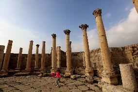 JORDAN-JERASH-ROMAN ARCHEOLOGICAL SITE-TOURISM