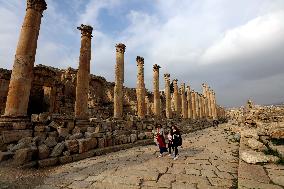 JORDAN-JERASH-ROMAN ARCHEOLOGICAL SITE-TOURISM