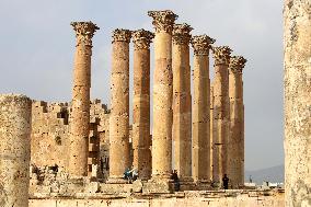 JORDAN-JERASH-ROMAN ARCHEOLOGICAL SITE-TOURISM