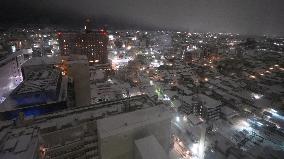 Kanazawa in snow