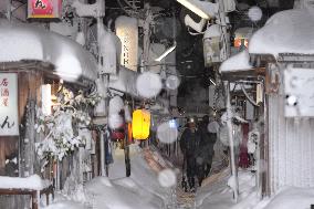 Kanazawa in snow