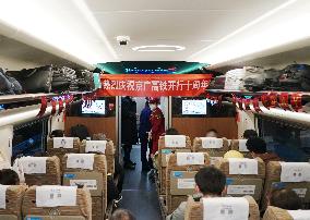 CHINA-BEIJING-GUANGZHOU HIGH-SPEED RAILWAY-TEN YEARS (CN)