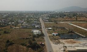 CAMBODIA-KAMPONG SPEU-ROAD RECONSTRUCTION-CHINESE AID-GROUNDBREAKING