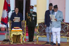 NEPAL-KATHMANDU-NEW PM-OATH-TAKING