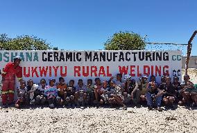 NAMIBIA-ONDANGWA-POTTERY-MAKING ART-MODERNIZATION-ENTREPRENEUR