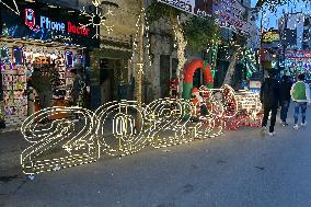 EGYPT-CAIRO-NEW YEAR AND CHRISTMAS-PREPARATION