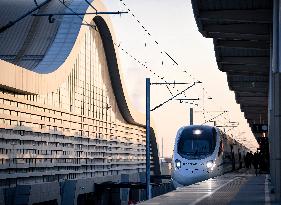 CHINA-NINGXIA-ZHONGWEI-HIGH-SPEED RAILWAY-OPERATION (CN)