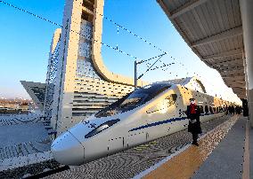 CHINA-NINGXIA-ZHONGWEI-HIGH-SPEED RAILWAY-OPERATION (CN)